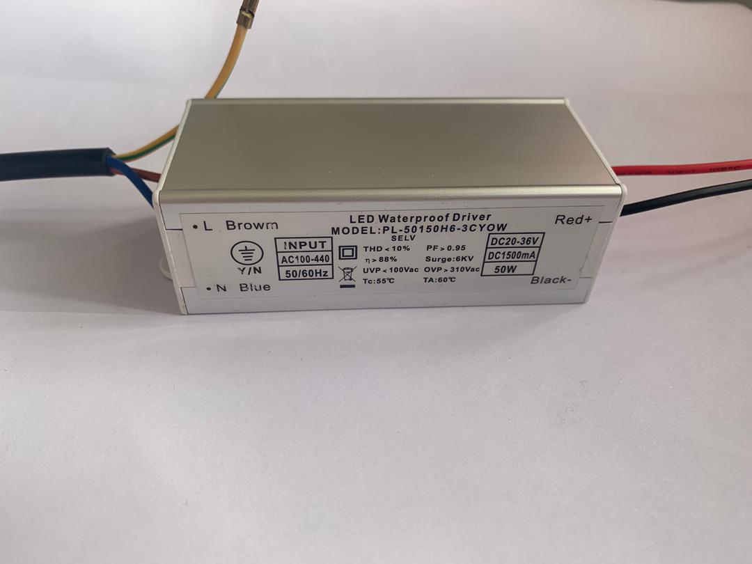 50W IP66 LED DRIVER - Buy LED Lights and LED Raw Material