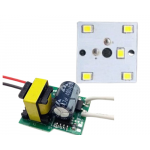 5W LED MCPCB with LPF Driver - www.lightstore.in