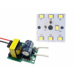 7W LED MCPCB with LPF Driver - www.lightstore.in